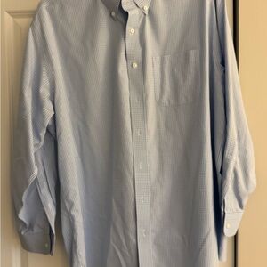 Jos. A. Bank Light Blue Checkered Shirt